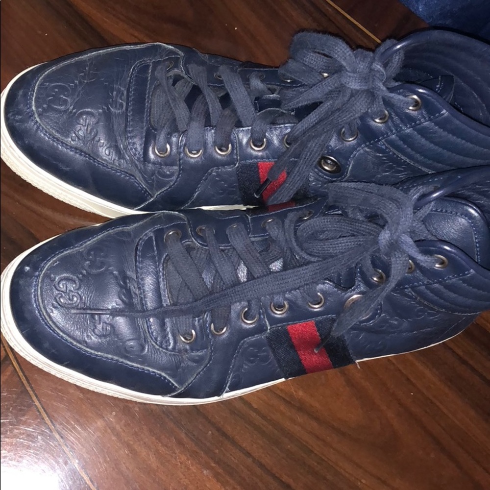 Gucci high tops used